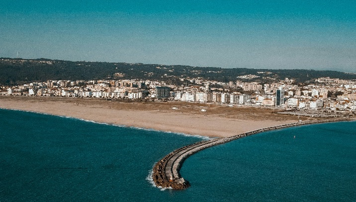 The Queen of the Beaches is one of the most popular spots in Portugal for surfing. Image: Made From the Sky